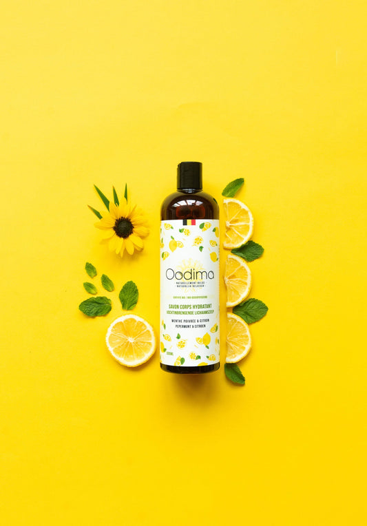 Savon corps hydratant Citron, Menthe Poivrée 500Ml